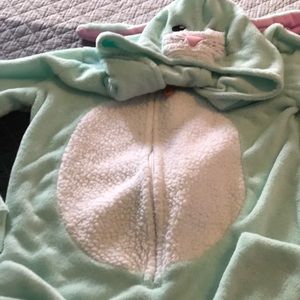 Bunny rabbit onesie pajamas